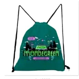 Phish MONDEGREEN Drawstring Backpack Custom Book Bag School Bags Festival Bag